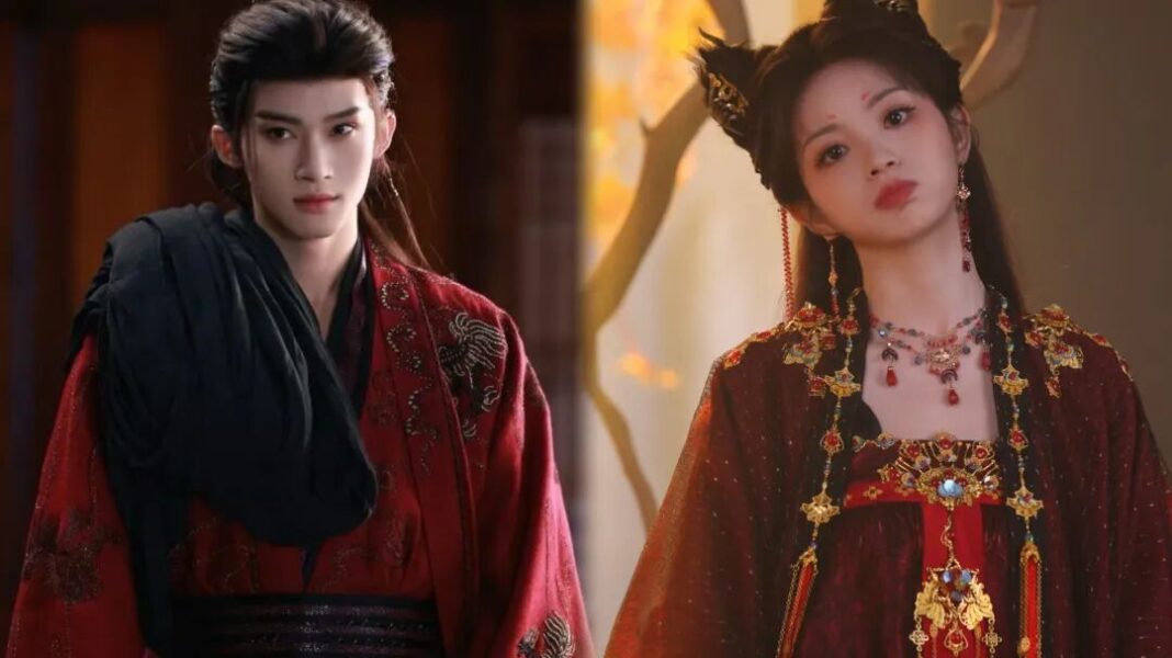 古裝情感劇《嫁金釵》近日正式官宣，主演陣容確定由田曦薇與閆桉擔綱。圖/取自嫁金釵微信