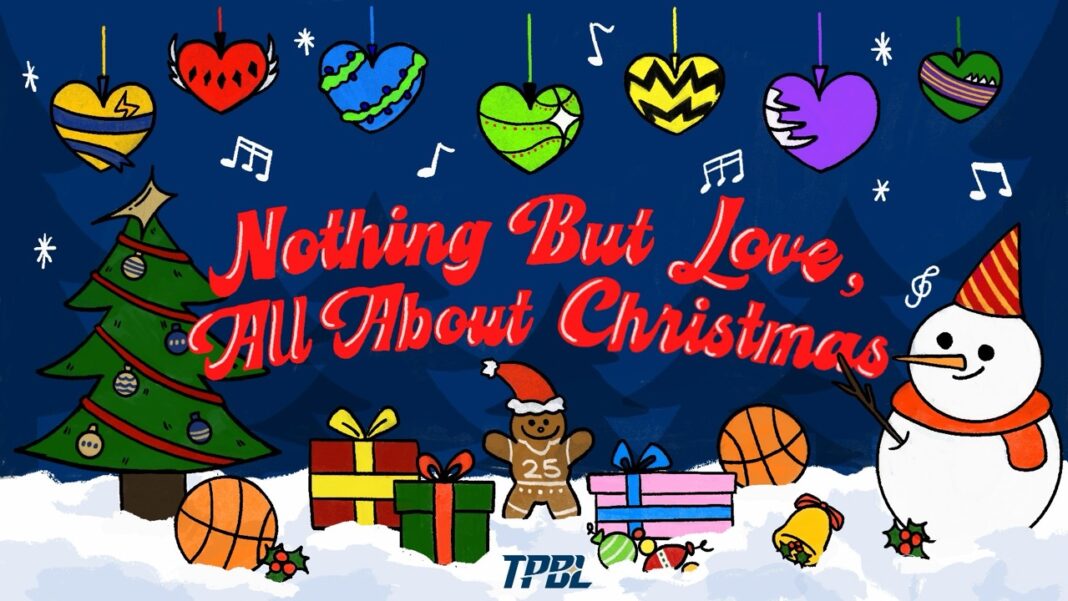 TPBL特別推出「All I Want For Christmas Is You」聖誕歌曲，並搭配年度公益義賣活動，將溫暖與歡樂傳遞給球迷與社會大眾。圖/TPBL提供