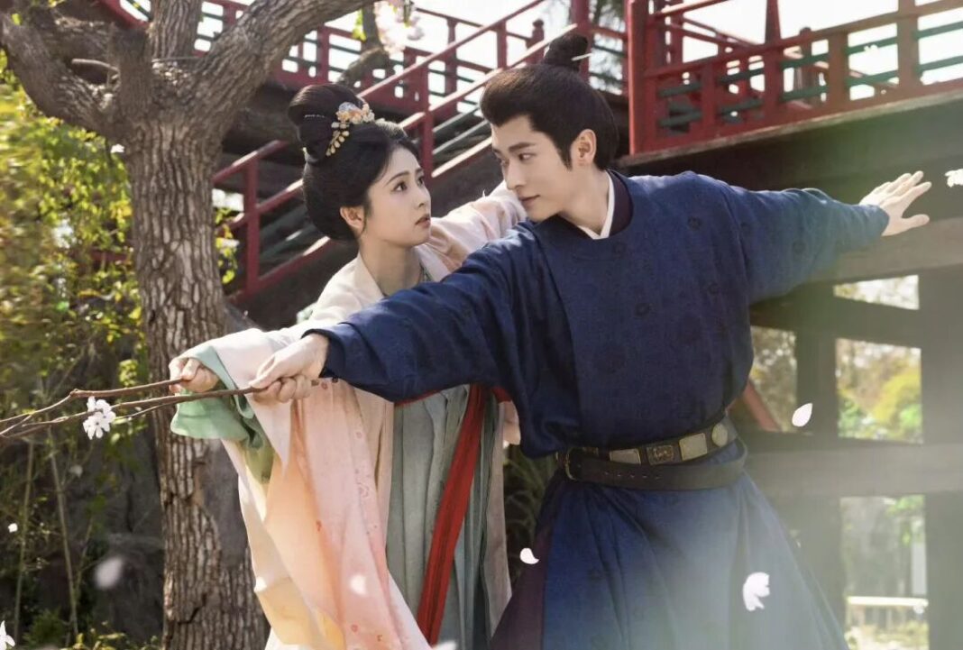 由林玉芬執導、李晶凌編劇，白鹿與丞磊領銜主演的古裝情感劇莫離。圖/取自莫離新浪WB