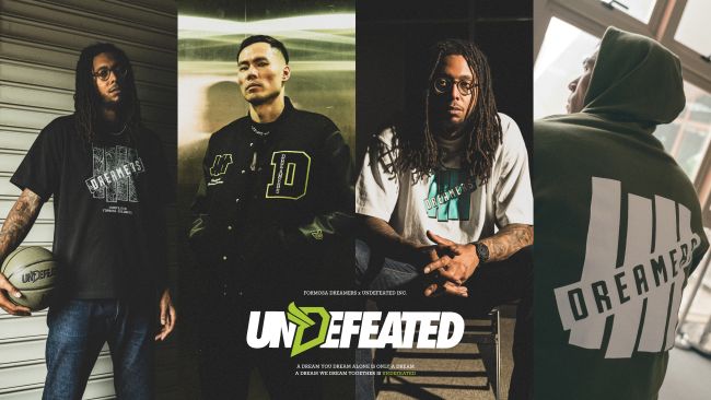夢想家再攜手 UNDEFEATED 推出第二彈聯名系列 延續街頭潮流即將登場。圖/福爾摩沙夢想家提供