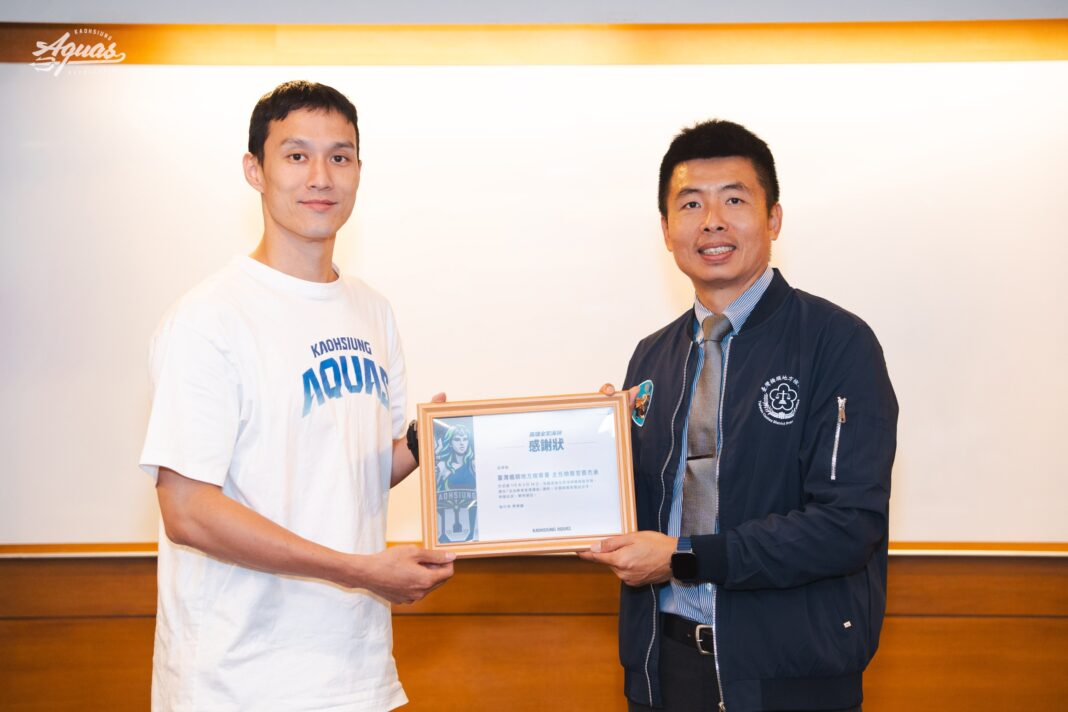 高雄全家海神隊法治教育宣導講座 運動防賭遠離誘惑 共同維護良好職業運動環境。圖/高雄全家海神職業籃球隊提供