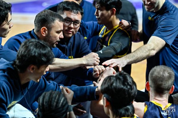 新北中信特攻南下新竹縣體育館，最終特攻以100比117不敵攻城獅，吞下敗仗。圖/新北中信特攻提供