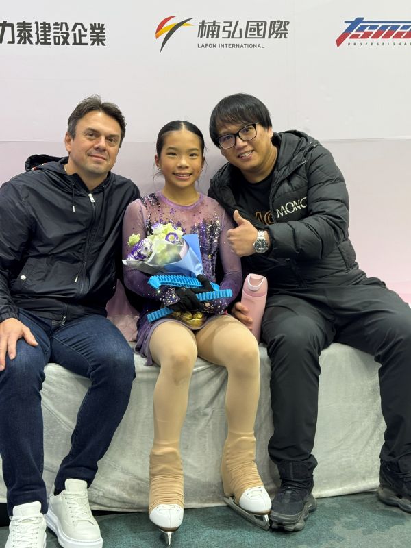 年僅13歲的詹祥妤，雖稚齡卻已多次站上國際賽場。圖/極光提供