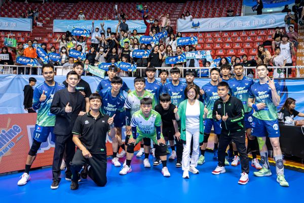 臺中連莊五局逆轉勝力克台鋼。圖/臺中連莊職業排球隊提供