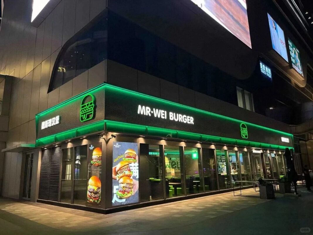M Stand加速布局手作漢堡　咖啡品牌搶進中國西式速食新戰場。 圖/取自微信