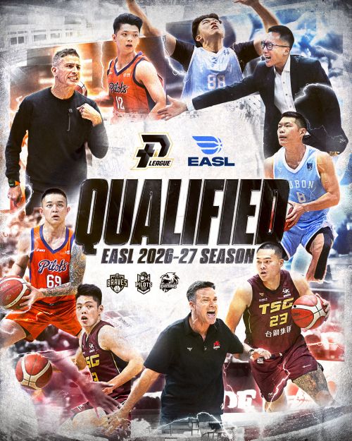 將有3隊參與EASL 2026-27賽季 PLG成為臺灣唯一有球隊參與EASL的職籃聯盟。圖/ P. LEAGUE提供