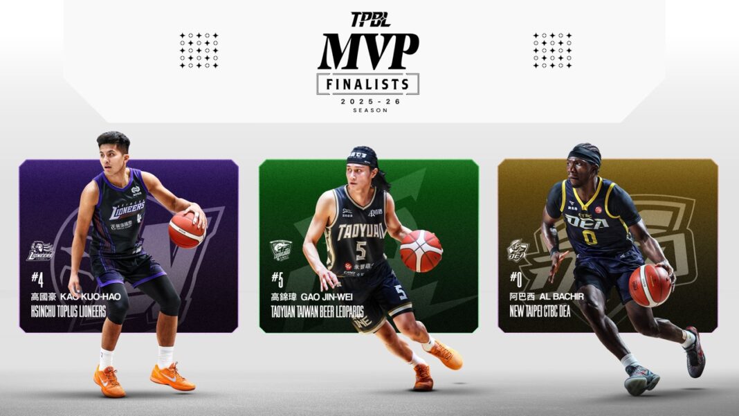 台灣職業籃球大聯盟（TPBL）今（20）日公布 2025-26 賽季年度最有價值球員（MVP）入圍名單。圖/ TPBL提供