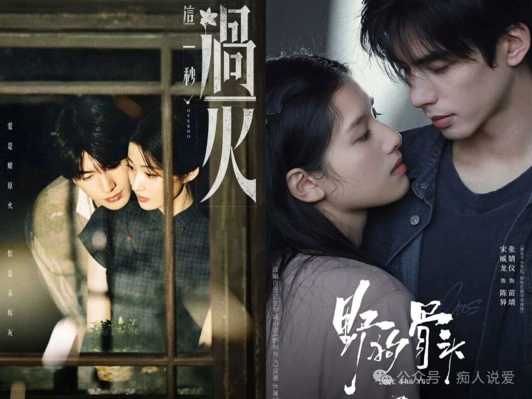 《這一秒過火》《野狗骨頭》暑期檔話題升溫　張凌赫、宋威龍兩大 95 生新劇同場較勁。圖/取自新浪wb