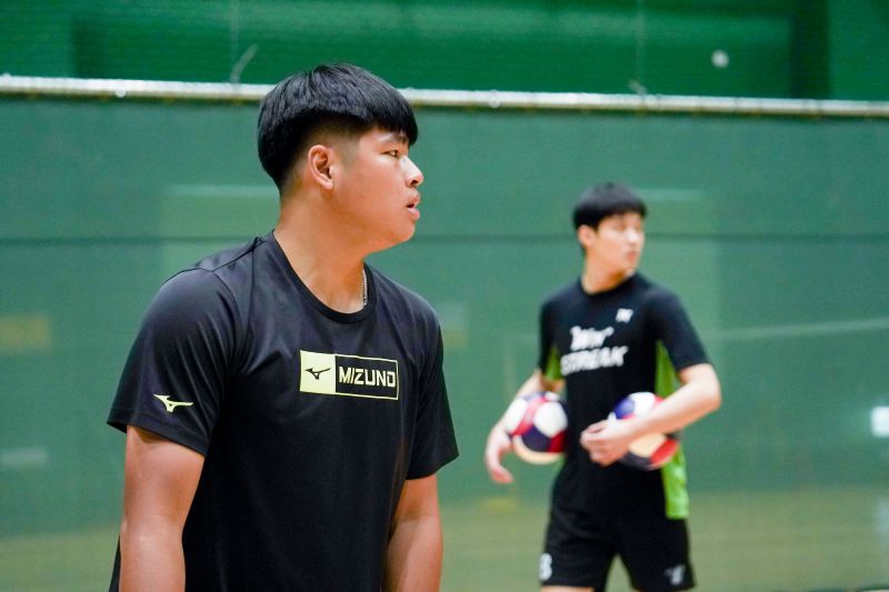 臺中連莊教練團再添新血 高中、大專 MVP 吳國強加盟助理教練。圖/臺中連莊職業排球隊提供