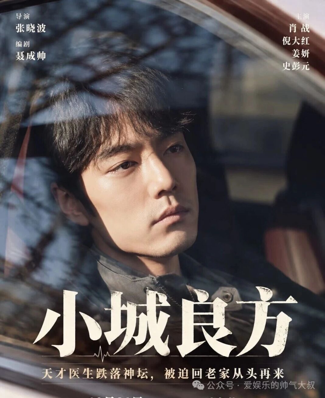 肖戰《小城良方》反套路引熱議　攜手倪大紅以基層醫療題材突圍。圖/取自微信