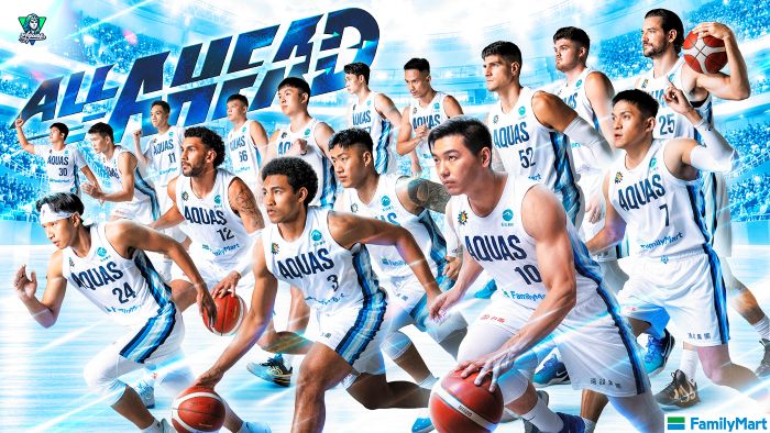 高雄全家海神隊開幕週 10/31、11/1「ALL AHEAD 湧往直前」 AQUA MERMAIDS全員到齊 中場表演應援 31日開幕戰 入場贈限量應援TEE 。圖/高雄全家海神職業籃球隊提供